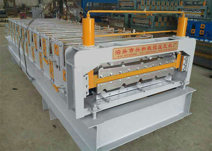Aluminium Roofing Tile Cold Roll Forming Machines With 12m / Min High Speed