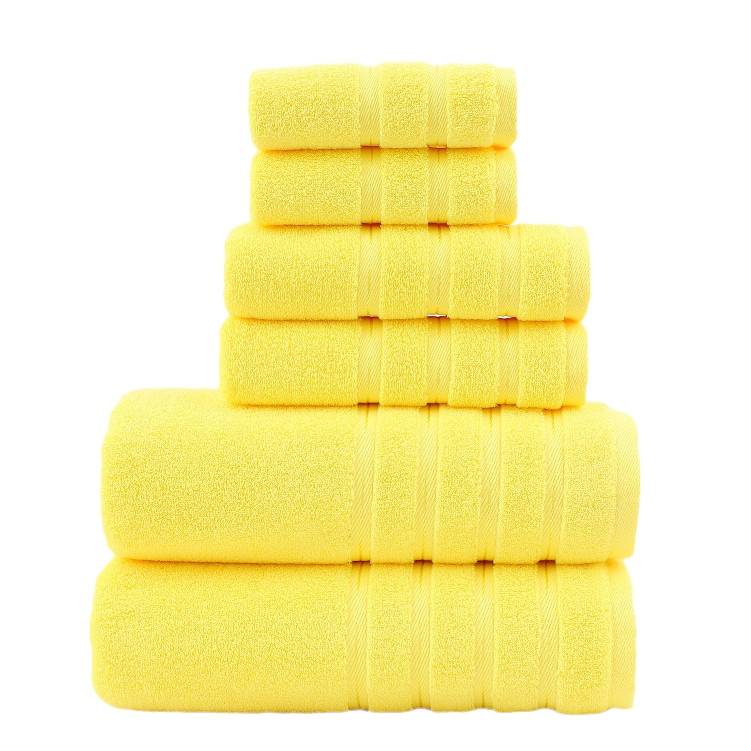 Extra Large Cotton Towel Set for Hotel Home Spa 6 Piece/Set Soft and Luxury Advantage