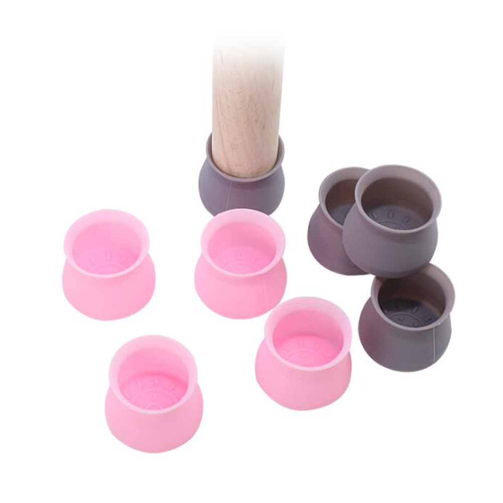 Eco Friendly Custom Made Silicone , Soft Rubber Silicone Chair Leg Protectors