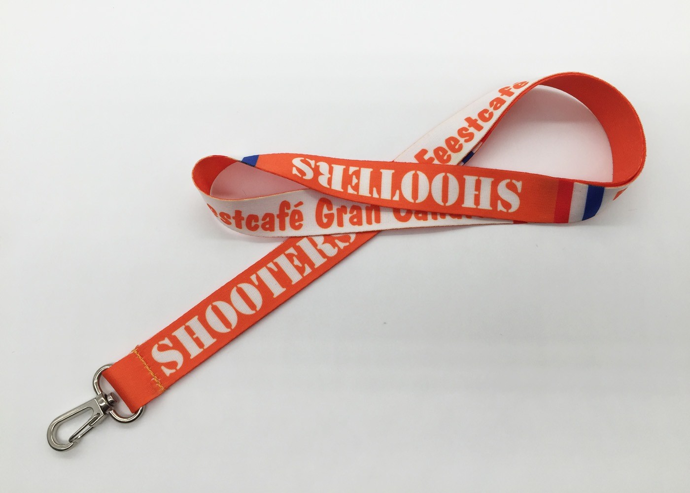 Popular heat transfer printing lanyards with plastic backle for exhibitions