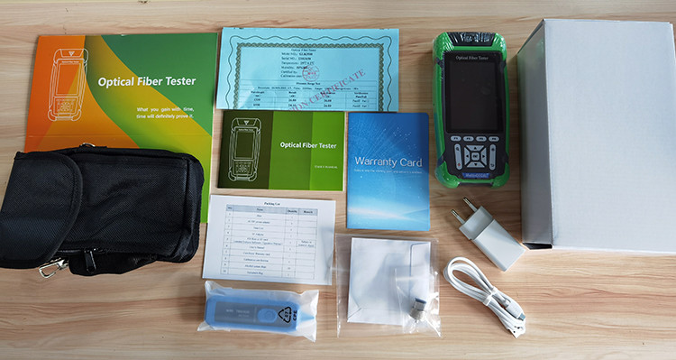 FONGKO Optical Fiber Tester , 1310 1550nm Handheld Smart Time Domain Reflectometer