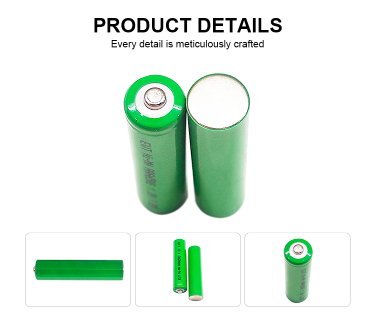 AAA Size Nimh Rechargeable Battery 650mah 700mAh Ni-Mh AAA 800mAh 1.2v