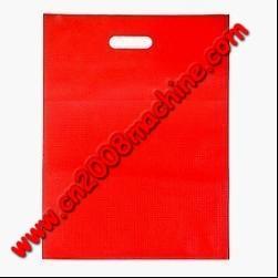 China flat and T-shirt non woven bag making machine picture 2 on sale