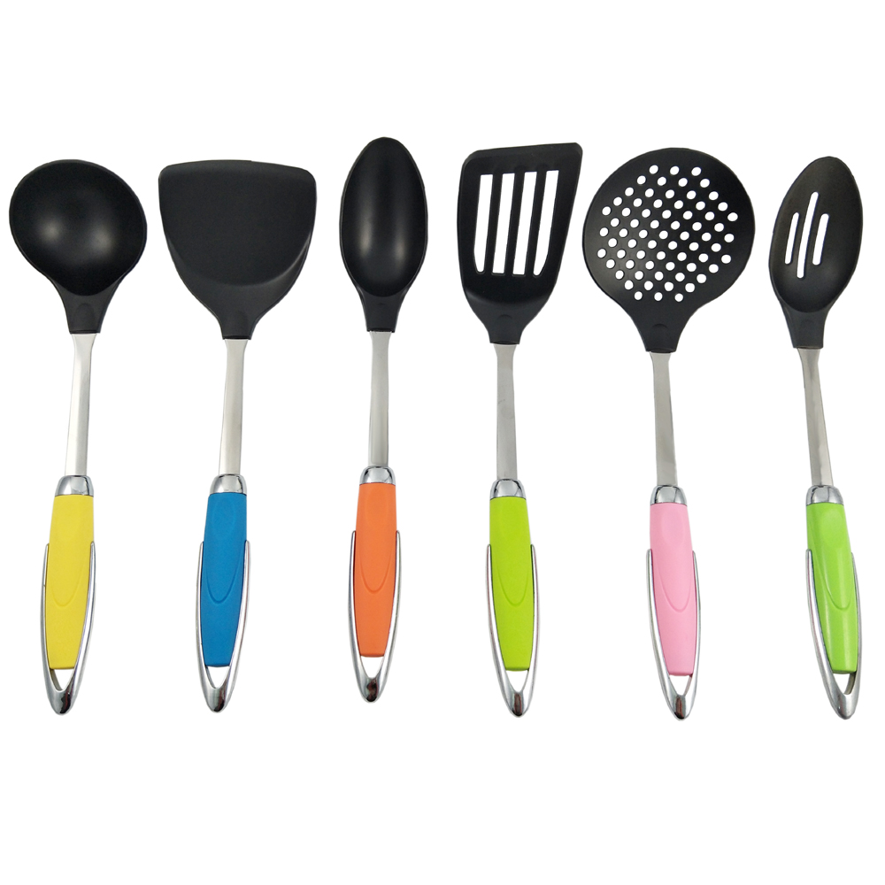 Non-stick 7 Pcs Nylon Cooking Tools Set Solid and Durable for Eco-friendly Kitchen