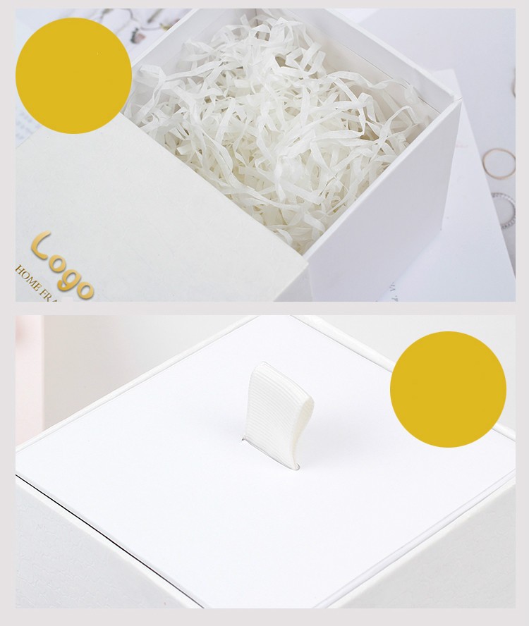 Luxury Custom Scented 30cl Candle Box Tube Packaging With Gold Foil Print Logo