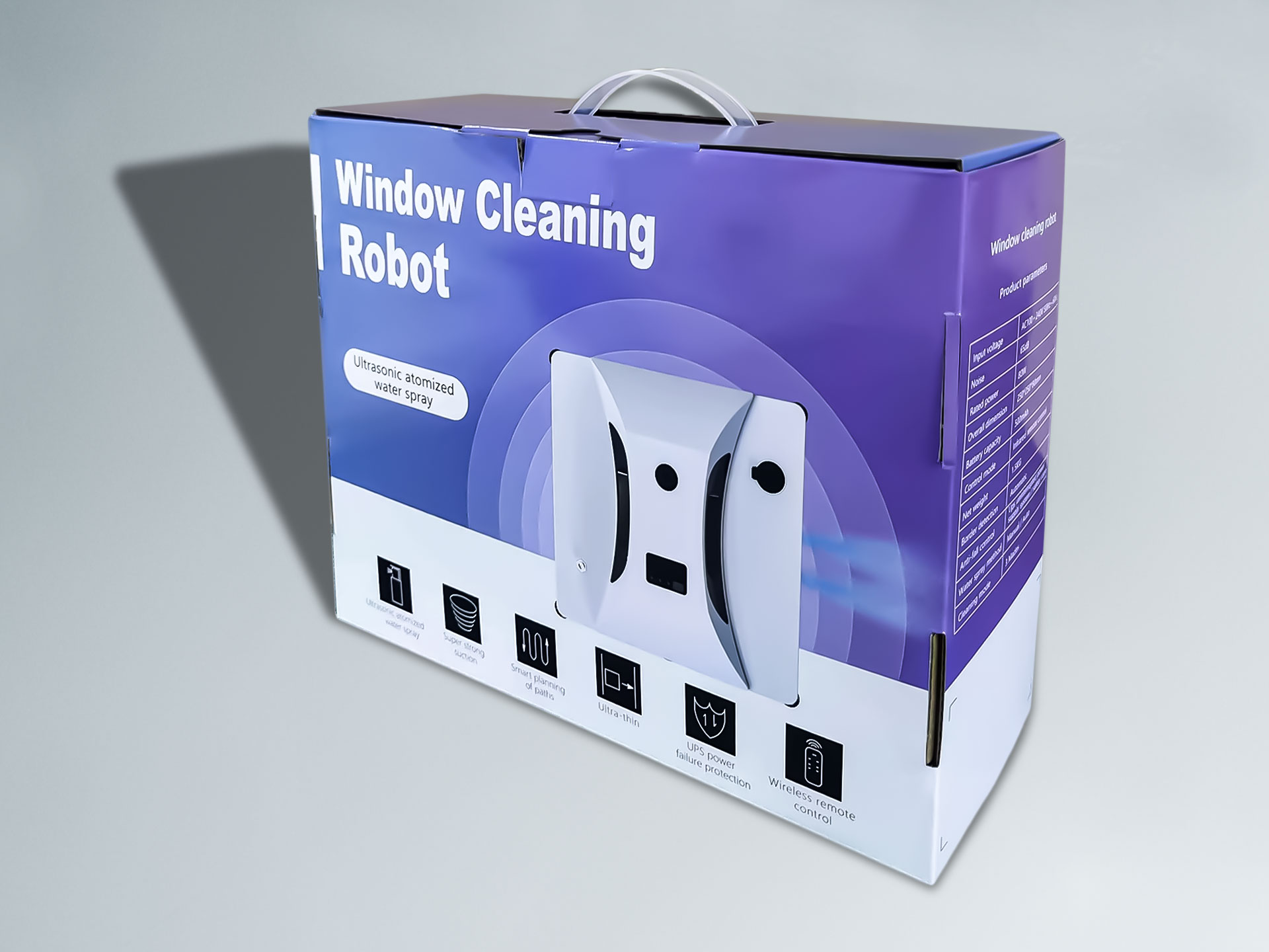 Motorized Smart Window Cleaning Robot For High Rise Buildings Household