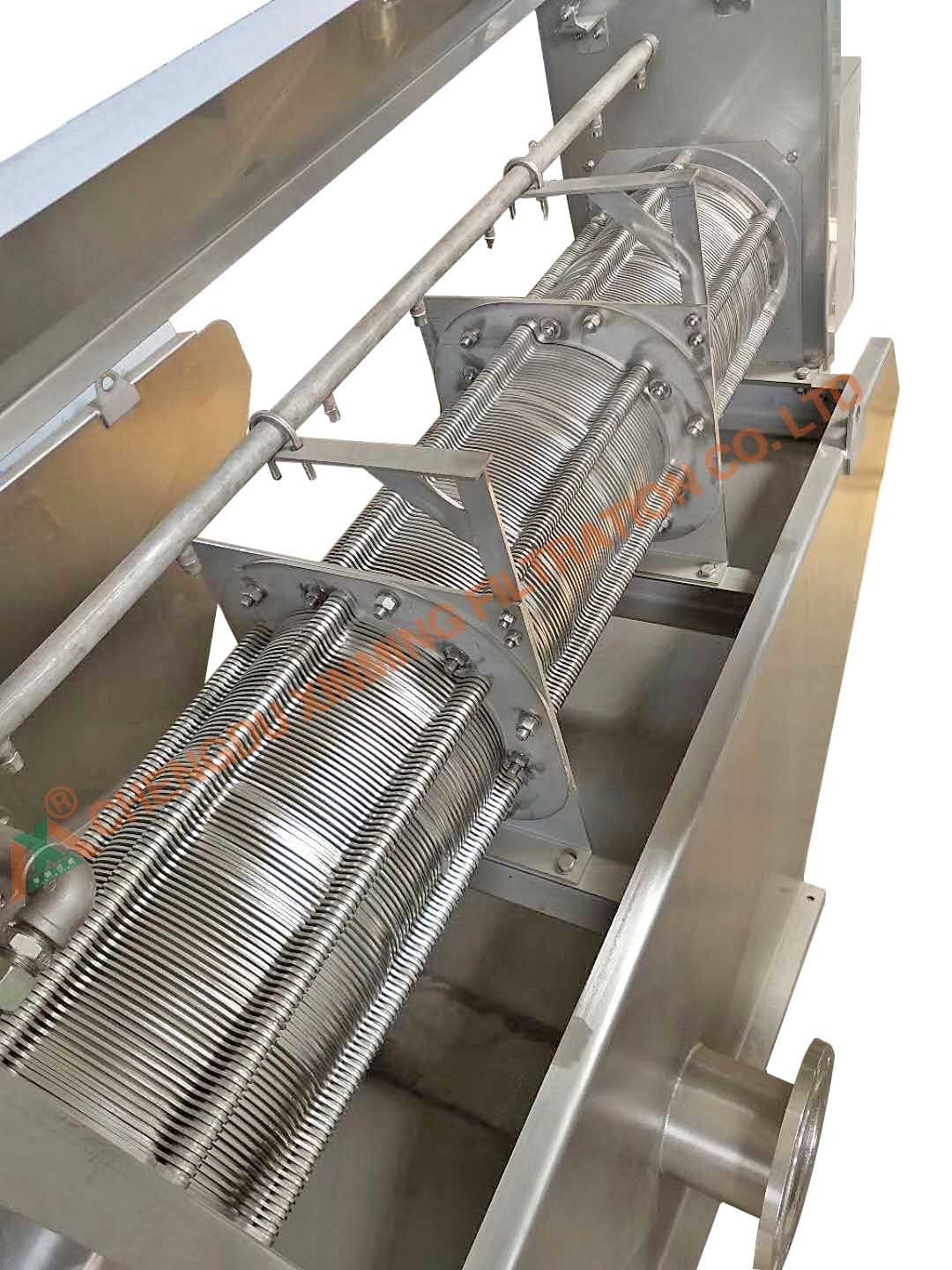 Energy Saving Conch Sludge Dewatering Machine Stainless Steel Materials