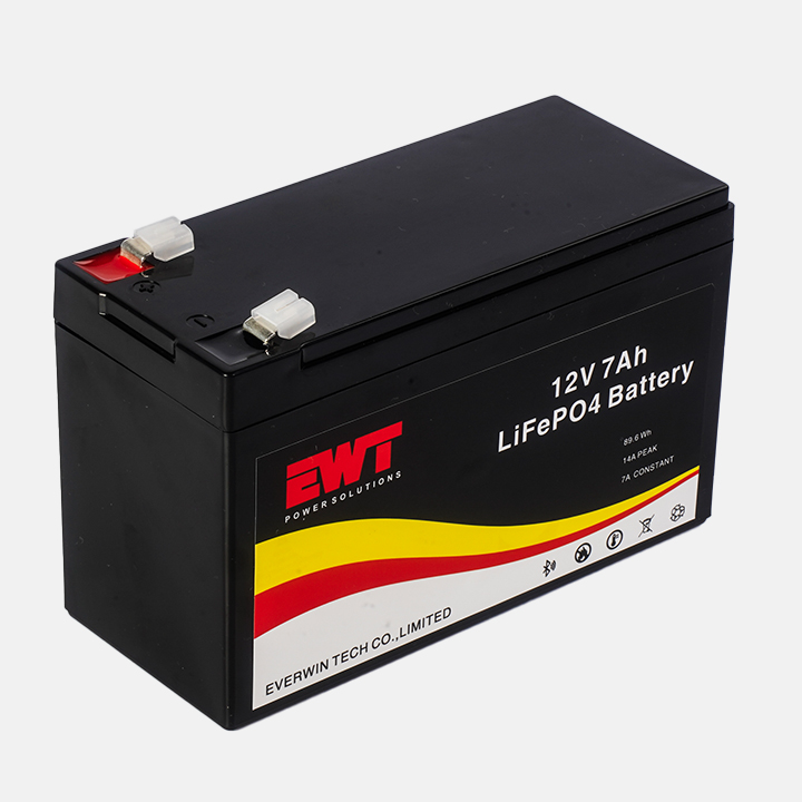 Rechargeable 12V Lithium Iron Phosphate Battery 12.8V 7Ah LFP Battery
