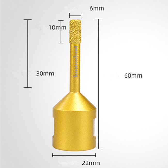 Golden CE 6mm Vacuum Brazed Diamond Core Bits Dry Drilling
