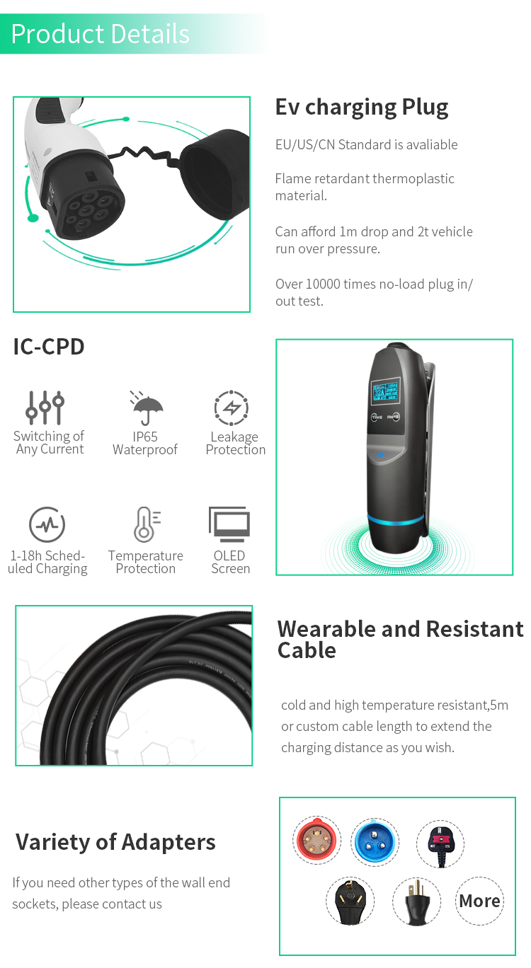 portable ev car charger