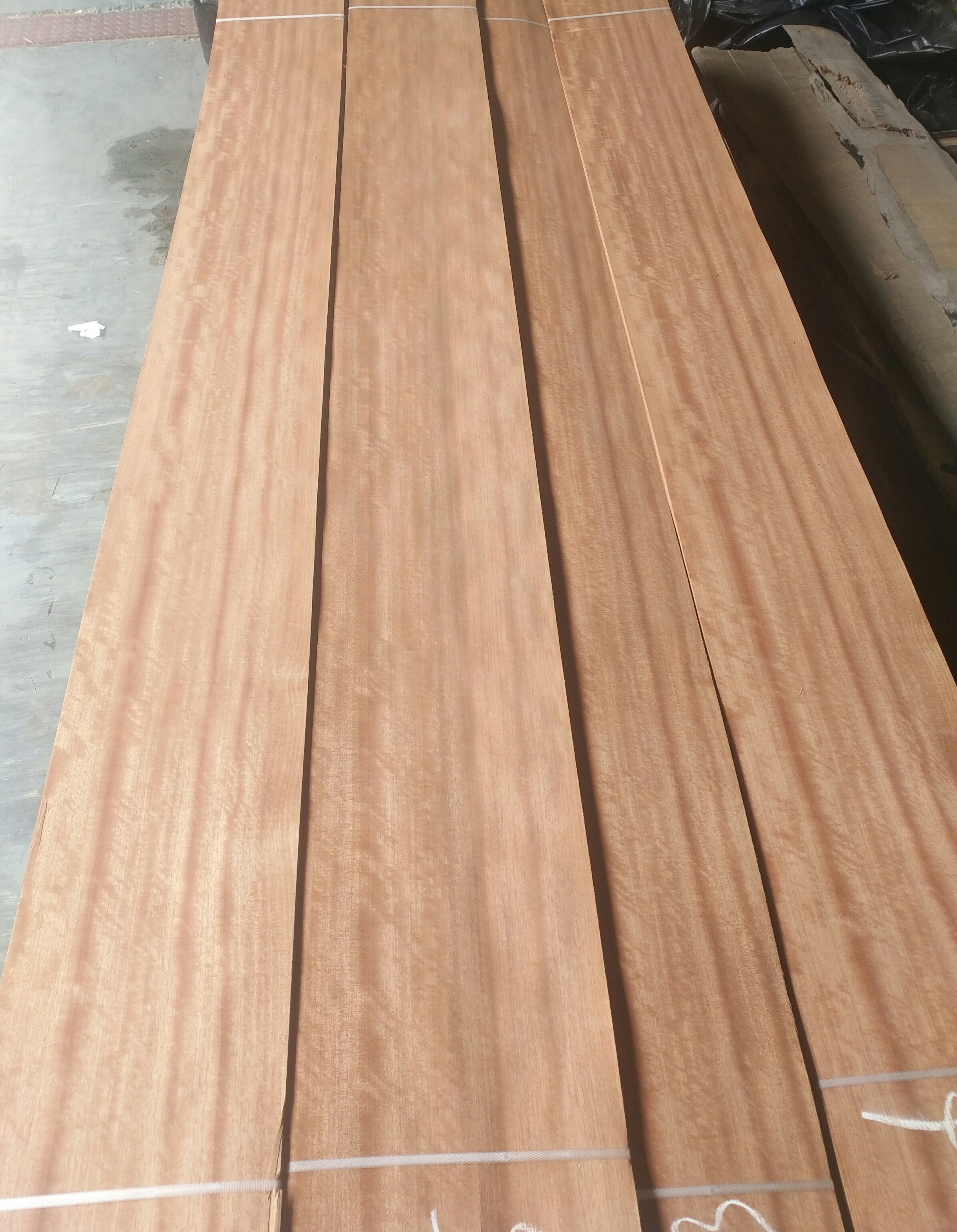 Makore Veneer Figured Makore Wood Veneer for Furniture Doors and Veneer Panels