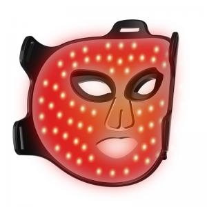 China Wireless LED Light Therapy Face Mask Power Rechargeable For Skin Smooth on sale