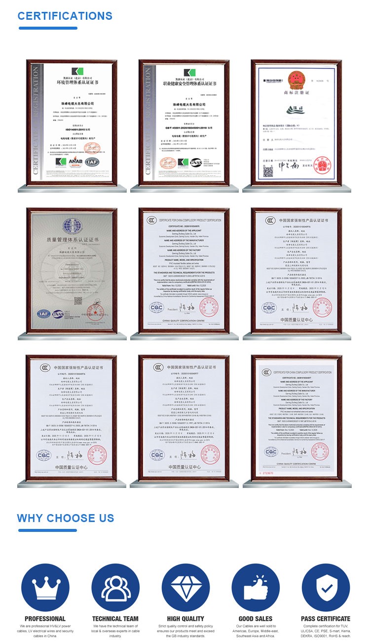 PE/XLPE/PVC Aluminum Conductor Insulation Electric Power Twisted Electrical Overhead ABC Cable