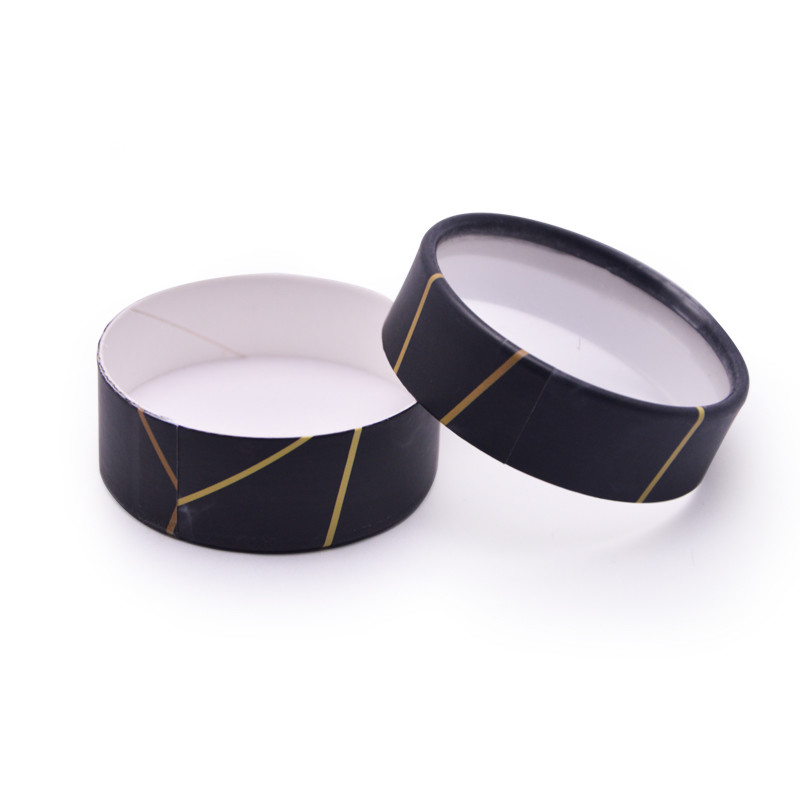 Round Eyelash Paper Box With PVC Window , Custom Lash Packaging with Private Label