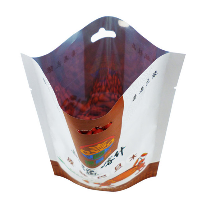 Kingred Food Packaging Materials 275mm*190mm Stand Up Food Bags
