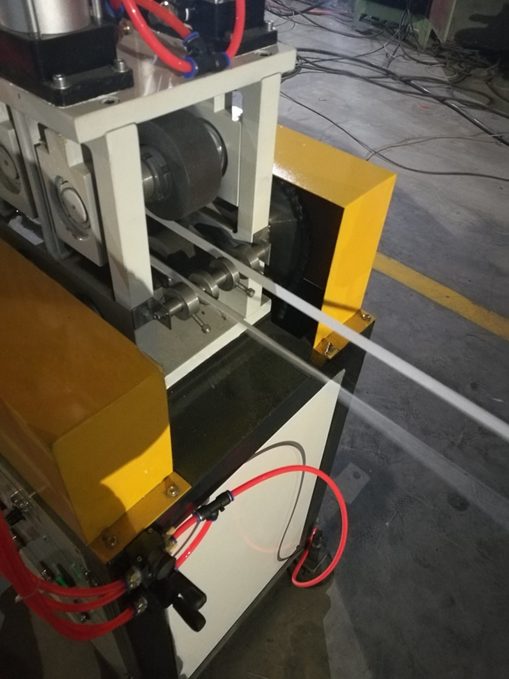 Plastic Geo Strap Banding Extrusion Machine with 30 1 Screw L/D Ratio and Materials