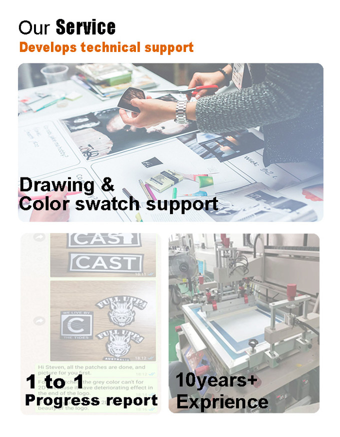 Colourful Lettering Film Heat Transfer Clothing Labels Customised