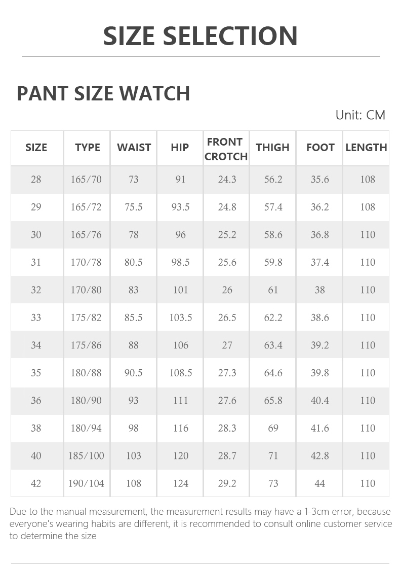 Classic Slim Fit Men's Pants Suit Trousers in Custom Size Wool for Business Casual