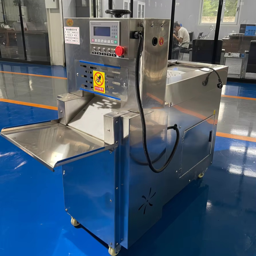 Slicing Machines For Frozen Beef And Mutton In Food Processing Factories Mutton Roll Cutting Machine