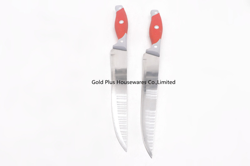 Kitchen accessories hard plastic handle cheese knife heavy-duty BBQ tool dinning rust resistant steak knife
