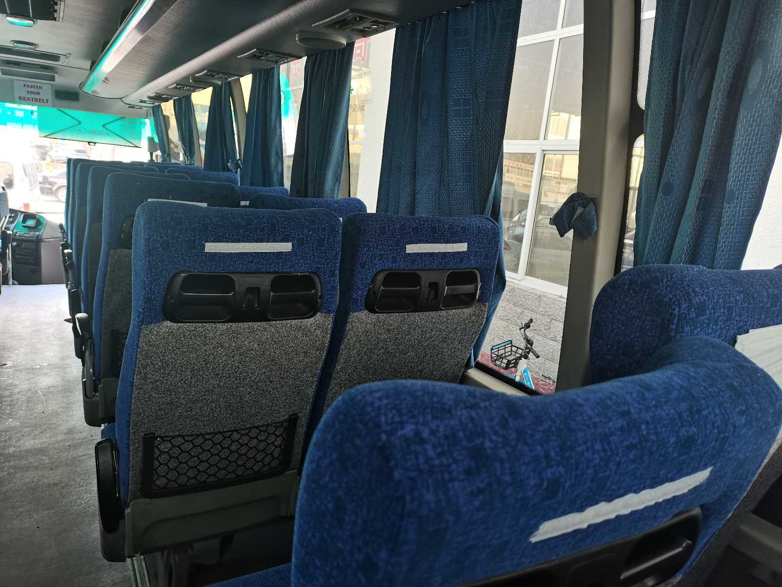 12m Luxury Used Coach Bus Higer Bus Parts 35seats Second Hand Passenger Bus