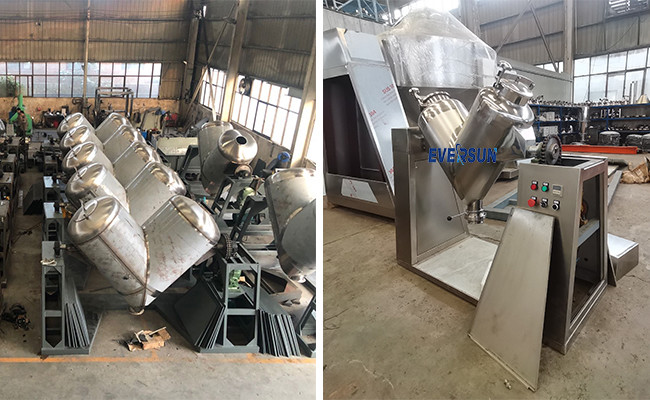 High Quality V-Type Mixer Granular Mixing Paddles For Chemical / Pharmaceutical