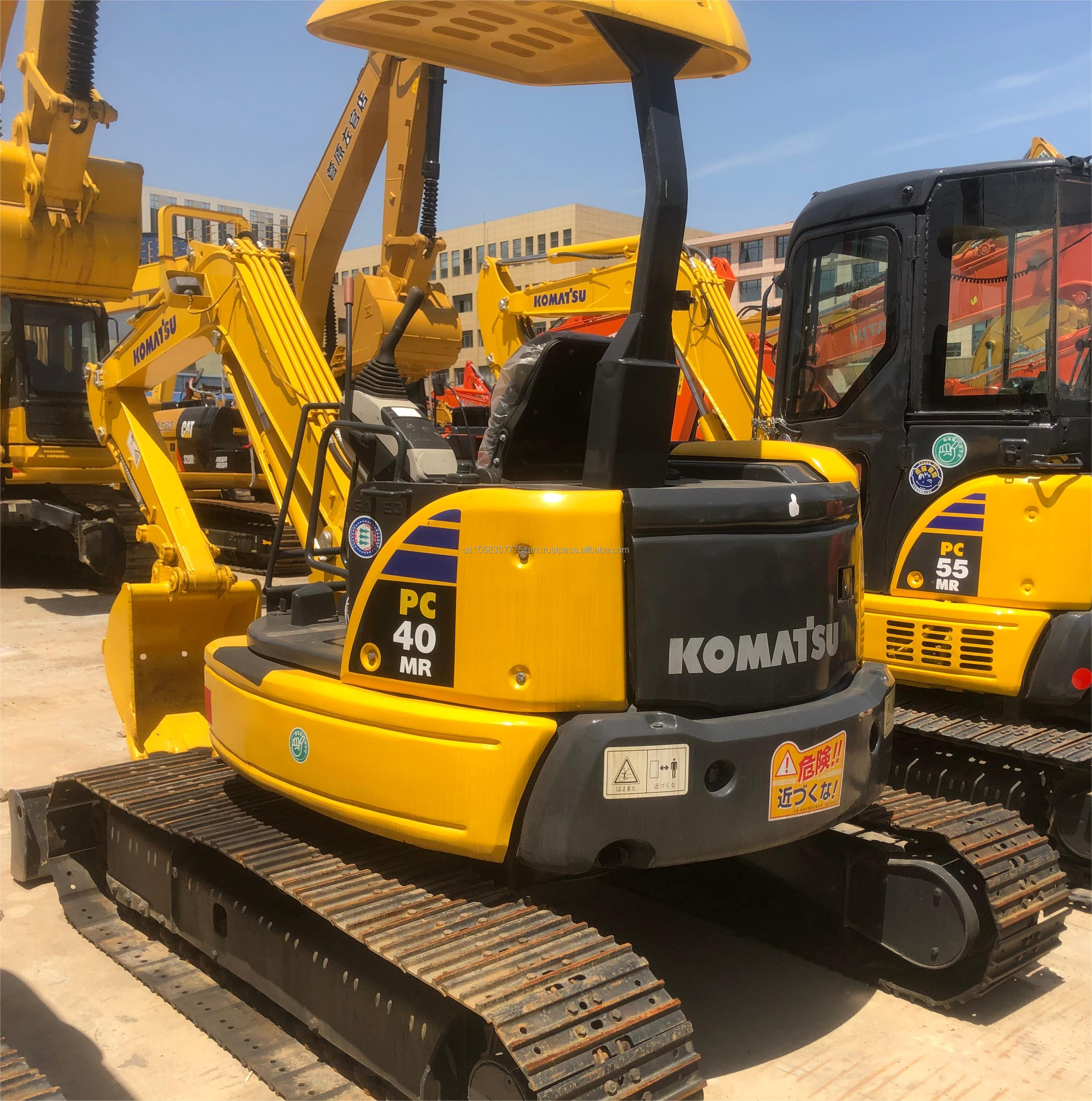 4000 KG Komatsu PC40 4Ton Mini Digger Crawler Excavator with Original Hydraulic Valve