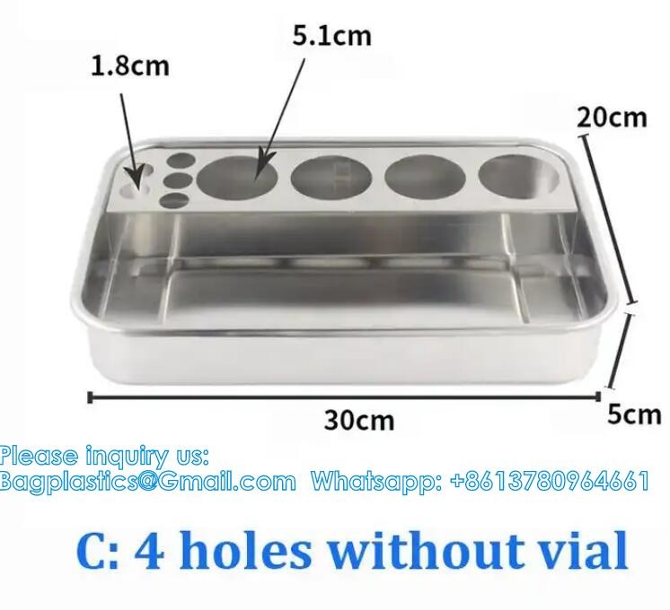 304 Stainless Steel Dental Instruments Tray Surgical Instrument Treatment Plate