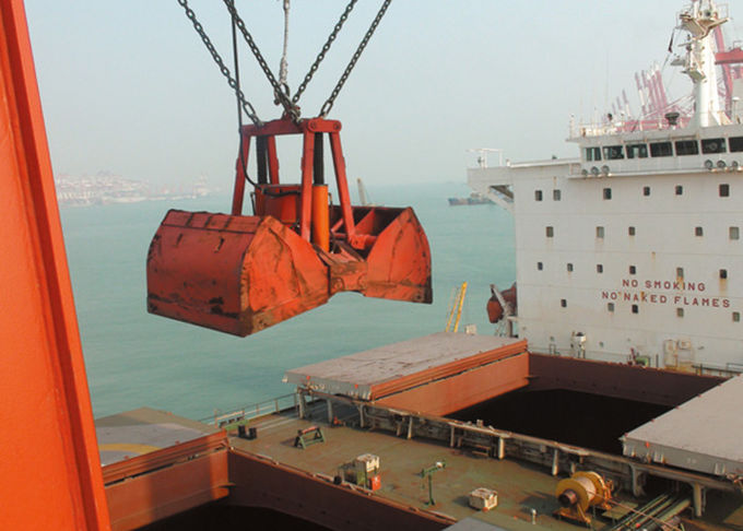 Industrial Chambell Grab Bucket For Excavator , Hydraulic Crane Grab Bucket