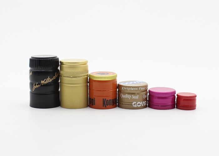 Disposable Aluminum Ropp Caps Customized Size For Oral Liquid Bottle