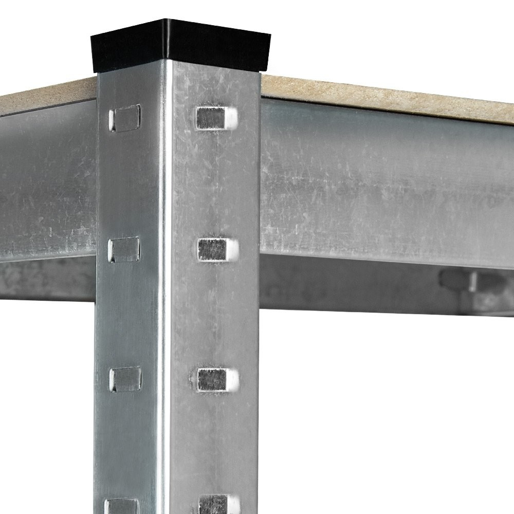 Industrial Galvanised Shelving Unit Racking Garage Storage Shelves 5 Tier