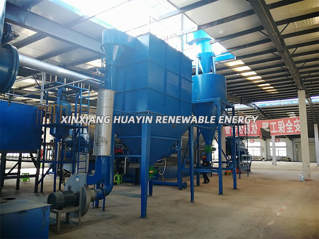 Waste Tyre Refinery To Oil Plant Non Catalytic Pyrolysis Fuel Production Line