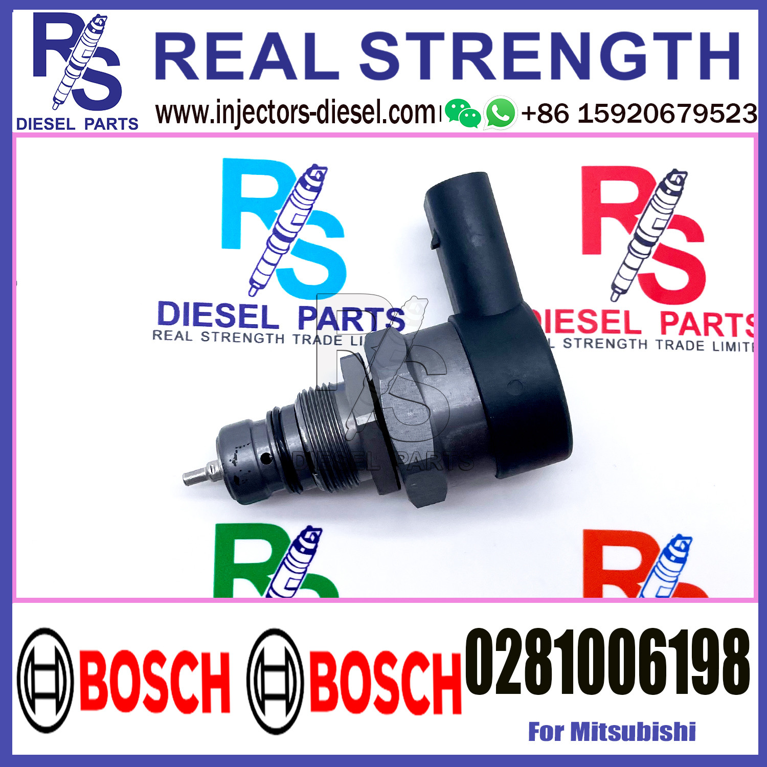 BOSCH Control Valve 0281006198 DRV Regulator Solenoid 0281006198 for Mitsubishi fuso canter 3.0