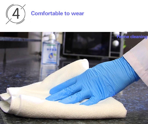 Oil Proof Disposable Nitrilo Gloves 4.5g For Personal Care