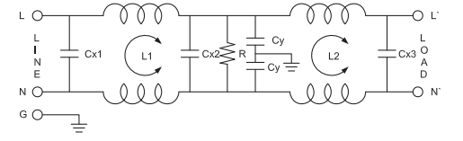 Single Phase Two Stage 250V RFI Filter 120A 200A With Block Terminal Copper Bar