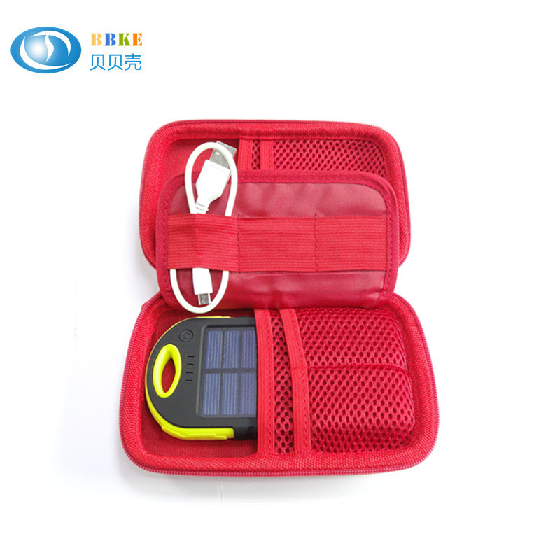 RED Popular Moblie Hard Drive Storage Case , Eva Carrying Case 15.5*10*4cm
