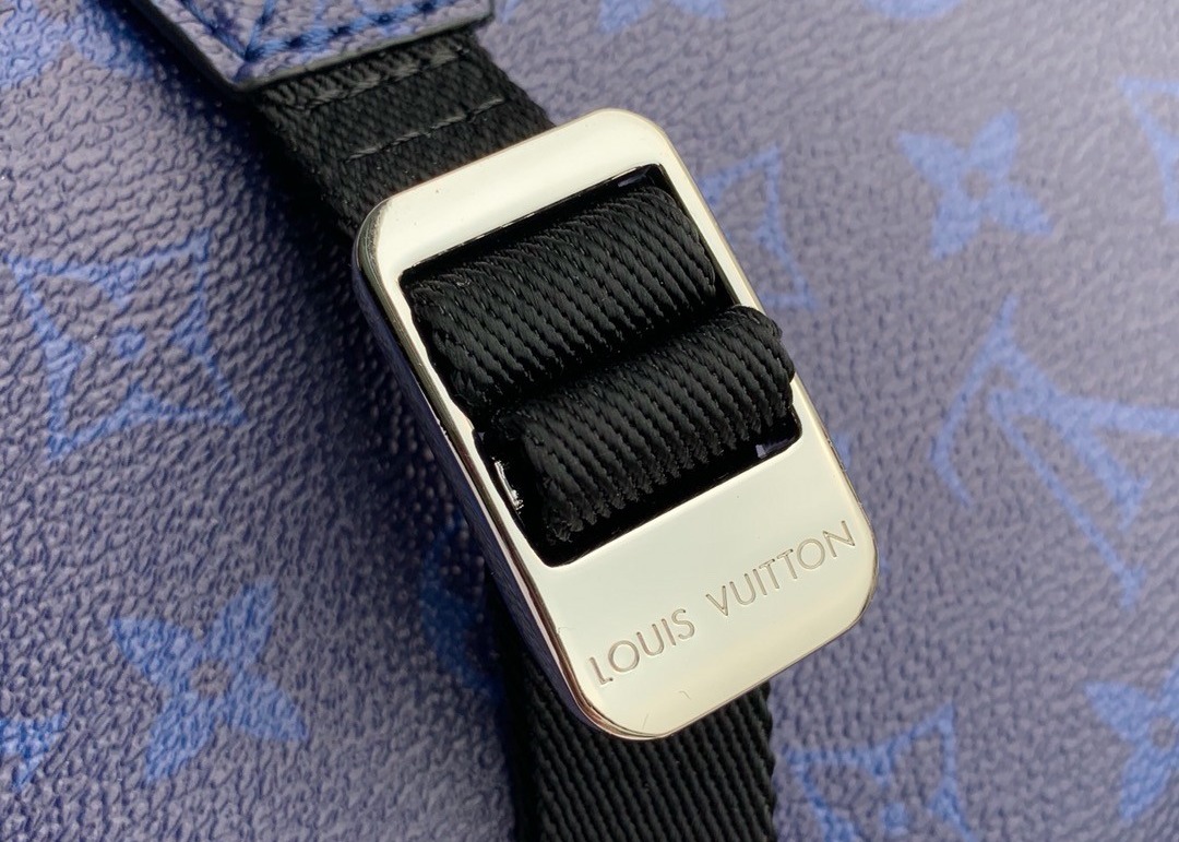 Black Square Taiga Leather Message Luxury Cross Body Bag Single Shoulder