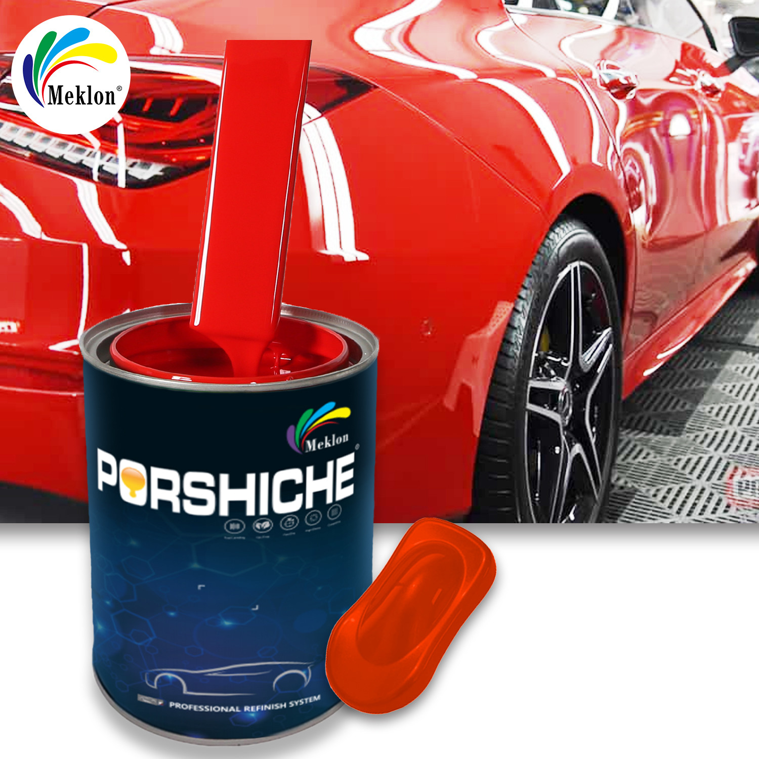 Professional Acrylic Color Mixing Machine Repair Refinish Wholesale Metallic Automotive 1K Auto Base Car Paint