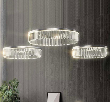 Modern LED Crystal Ceiling Lights Ceiling Mounted Adjustable Light