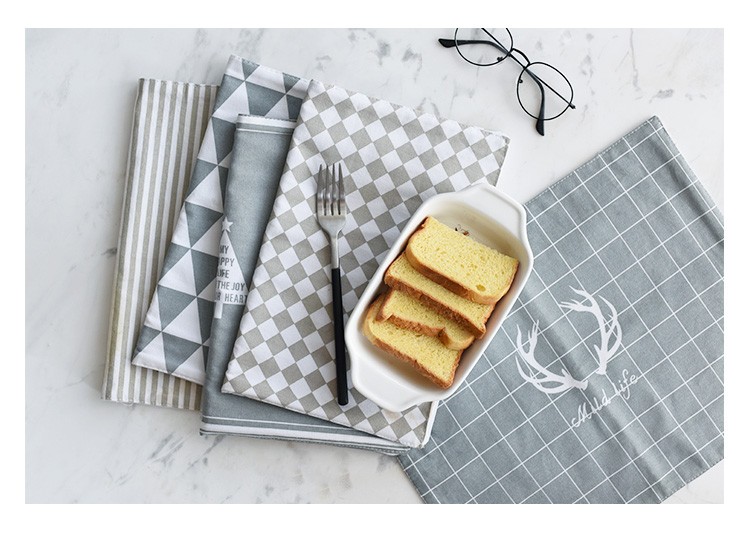 Exquisite Fast Absorbent Cotton Table Cloth 100% Bamboo Fiber