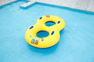 China Adults Kids Double Swimming Ring Water Pool Floating Tube For Water Park on sale