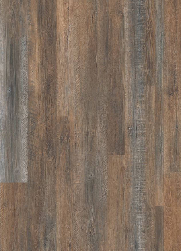 7''X48'' Rigid Core SPC Ultra Thin Stone Plastic Composite Scrabble Oak GKBM DM-W40035