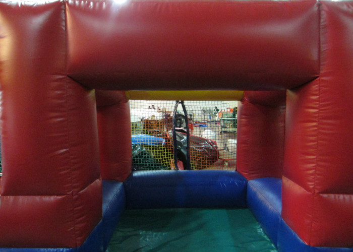 Excieting Inflatable Soccer Court pitch Playground Safe Nontoxic PVC Inflatable Football Stadium
