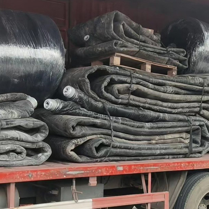 High Durability Ship Launching Airbags with Single / Double Arm ISO 17357 Standard