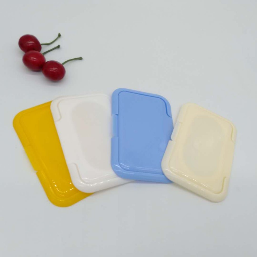 Non Refillable Wet Wipes Cap ISO9001 65mm Wet Tissue Box Cover