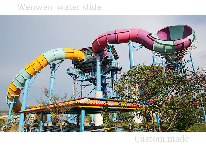 Customizable Platform Height Aqua Park Equipment Constructed with Top- Fiberglass Material
