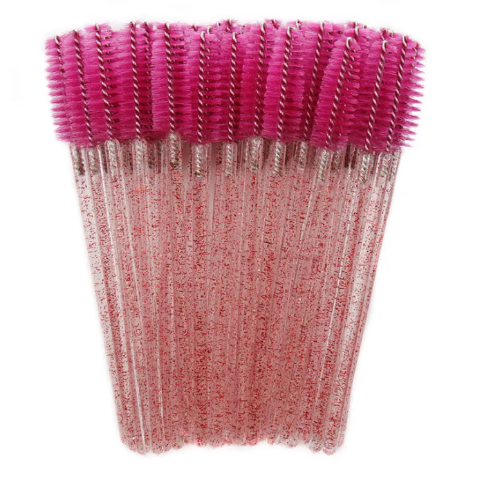 Eyelash Extension Crystal Mascara Brush Disposable Eyelash Brush Brow Lash