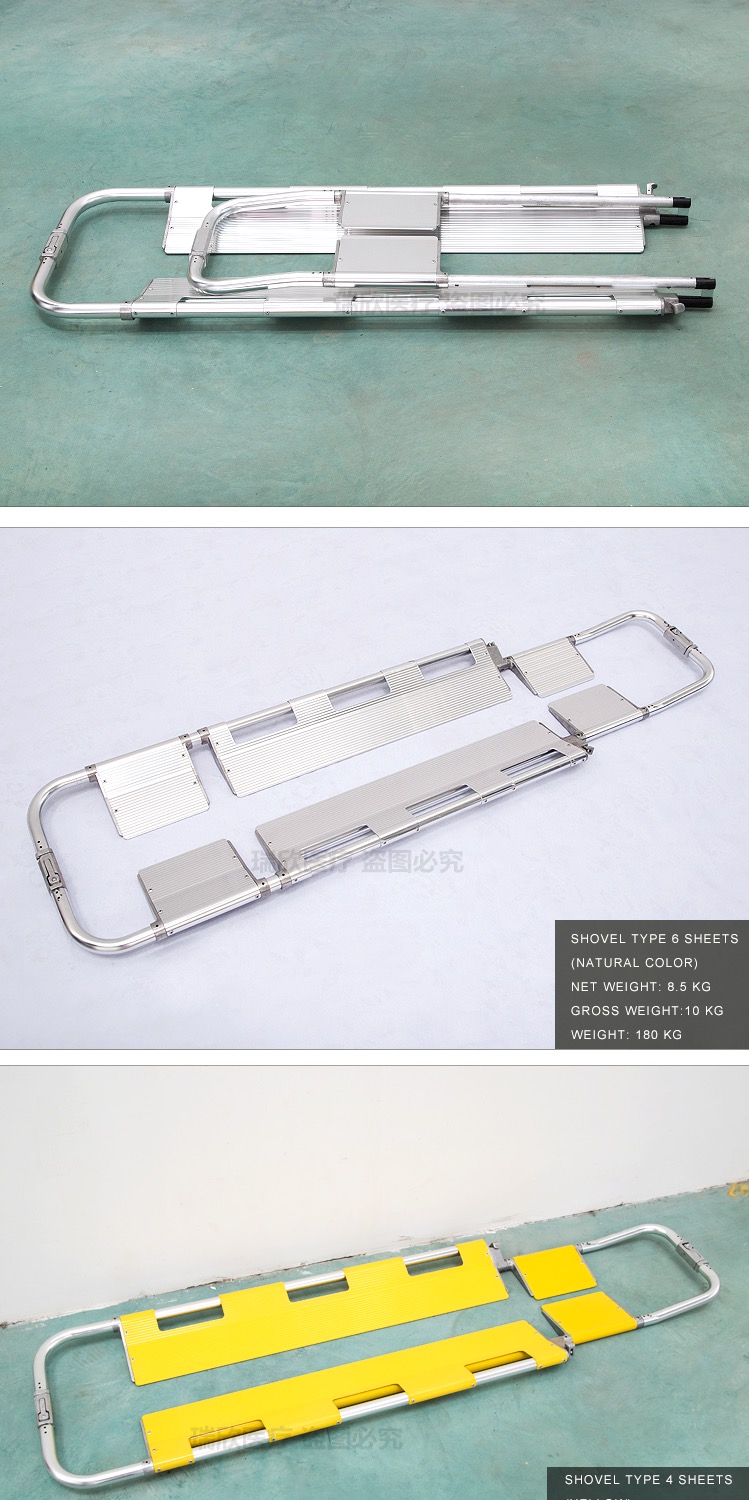 Separable Ambulance Scoop Stretcher PE Ems Scoop Stretcher For Quick Response