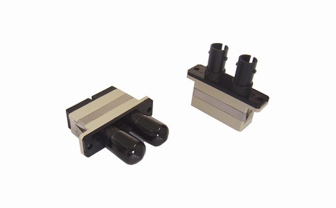 Fiber optic sc to st adapter, Metal Hybrid Fiber Optic Adapter, Female To Female REACH SvHC Compliant