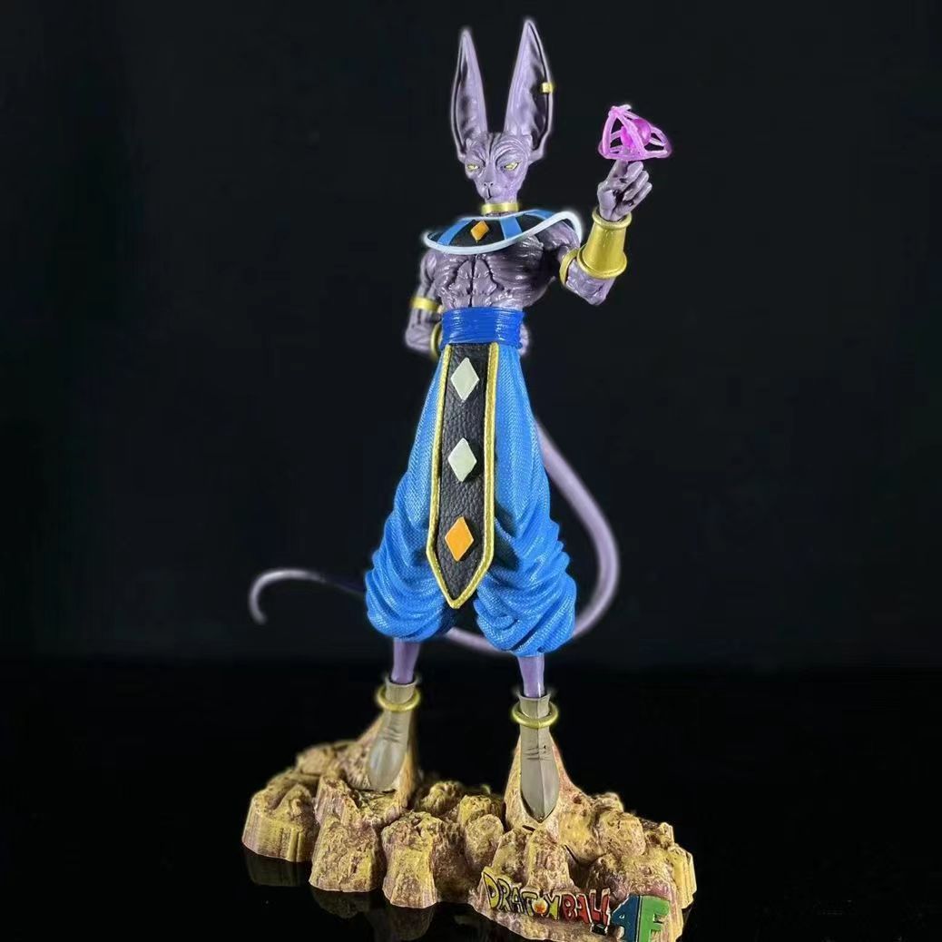 Picture Shows Japan Anime DragonBall Doll Model Ornament Action Figures Destroys Beerus